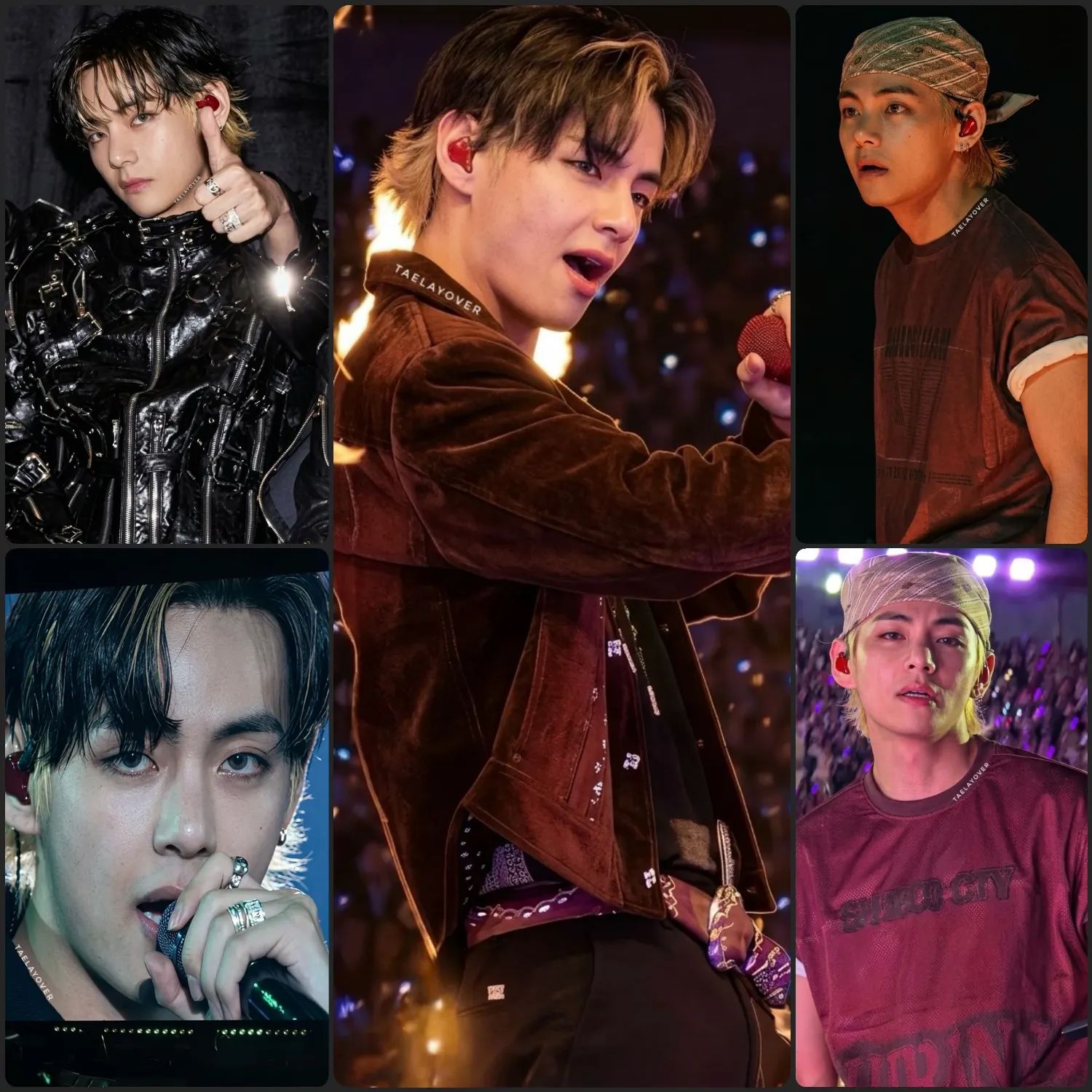 Momen yang diabadikan oleh penggemar V (BTS)