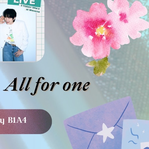 A moment captured by B1A4's fan