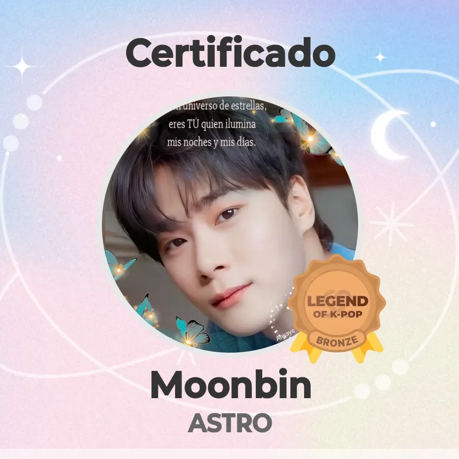 Recent activity shot of Moonbin (ASTRO)