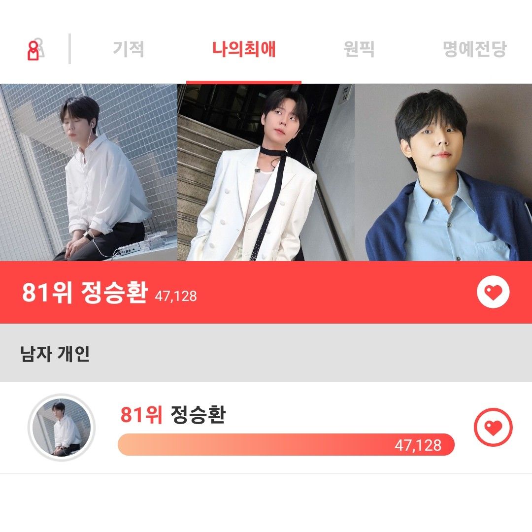 A moment captured by Jung Seunghwan's fan