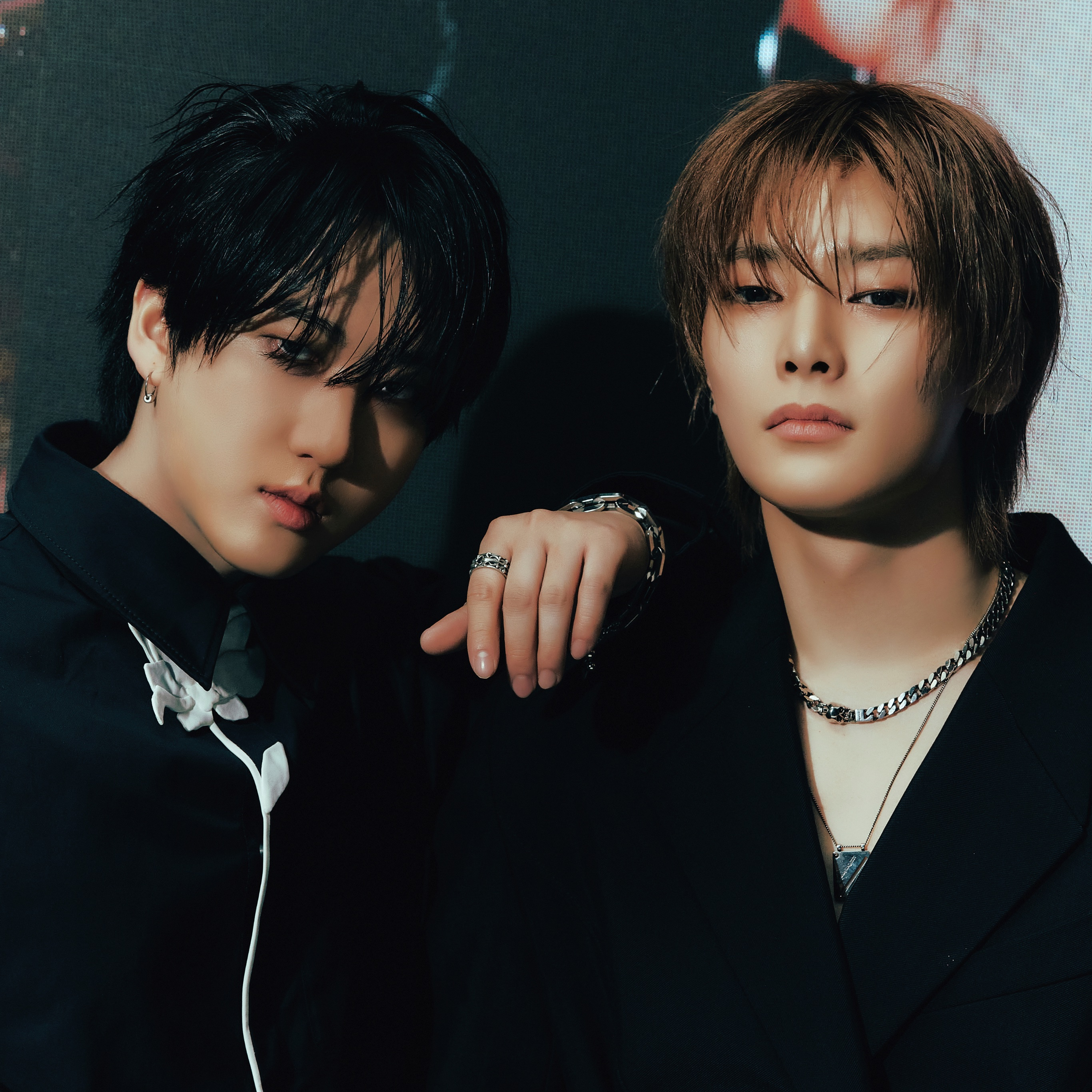 A moment captured by Stray Kids's fan