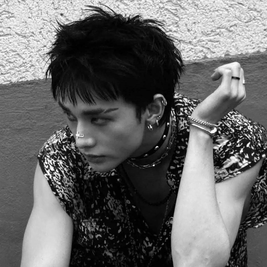 A moment captured by Hyunjin (Stray Kids)'s fan