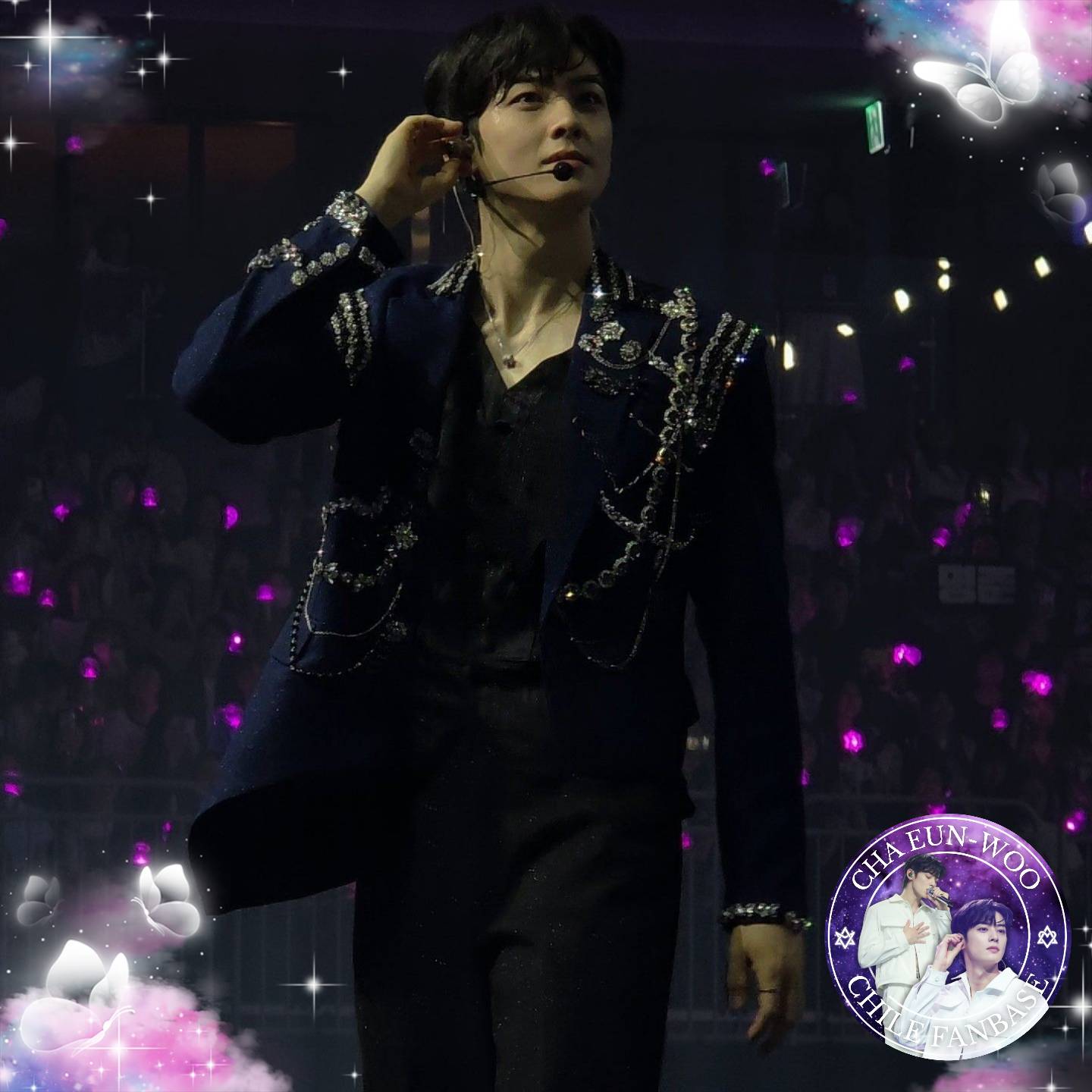 A moment captured by Eunwoo (ASTRO)'s fan