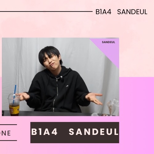 Recent activity shot of Sandeul (B1A4)