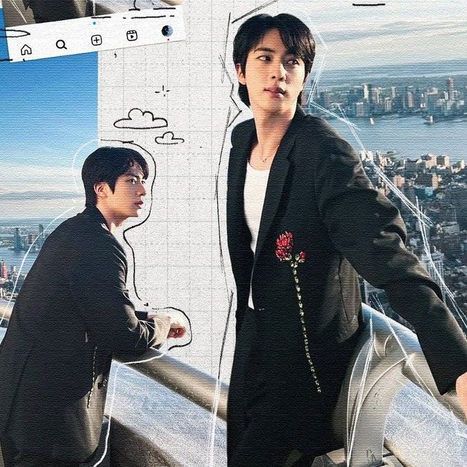 Behind-the-scenes cut of Jin (BTS)