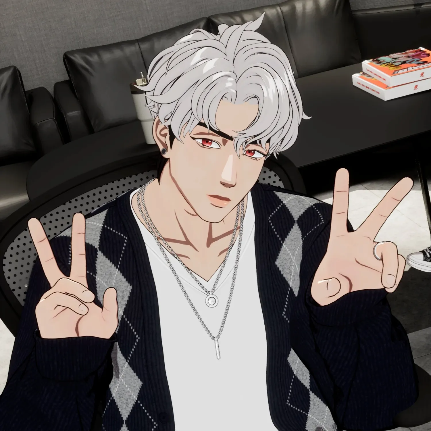 Recent activity shot of Eunho (PLAVE)