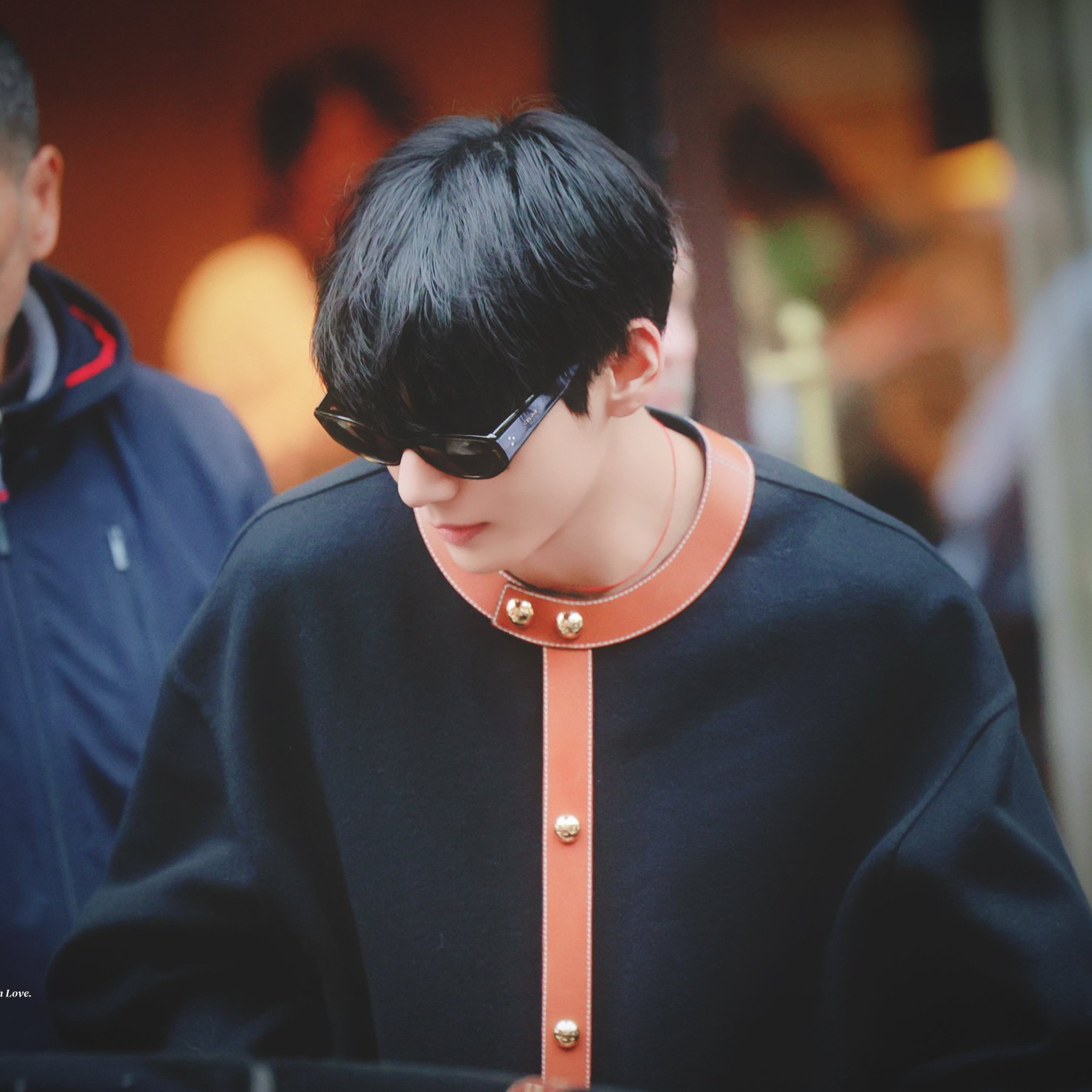 A moment captured by V (BTS)'s fan