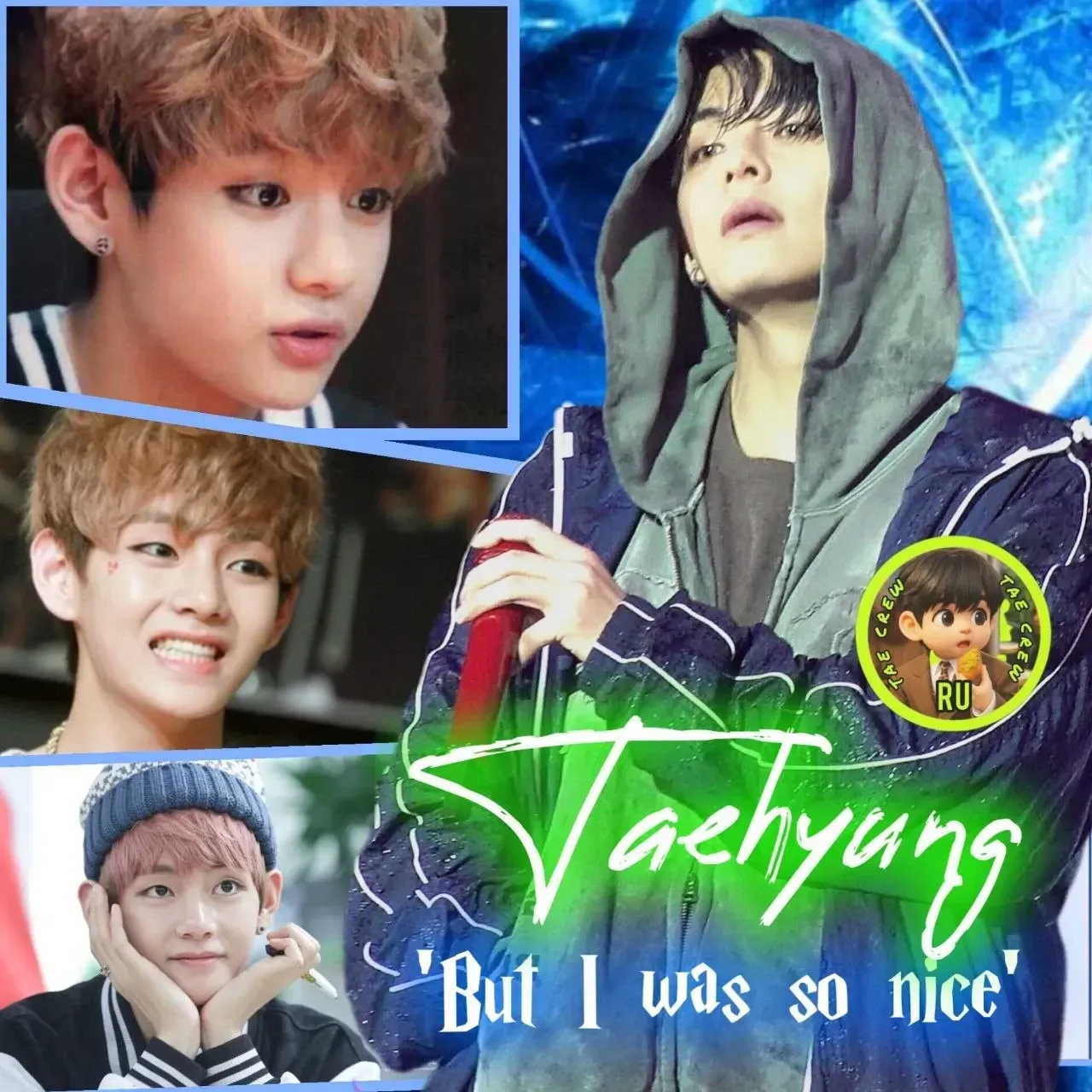 A moment captured by V (BTS)'s fan