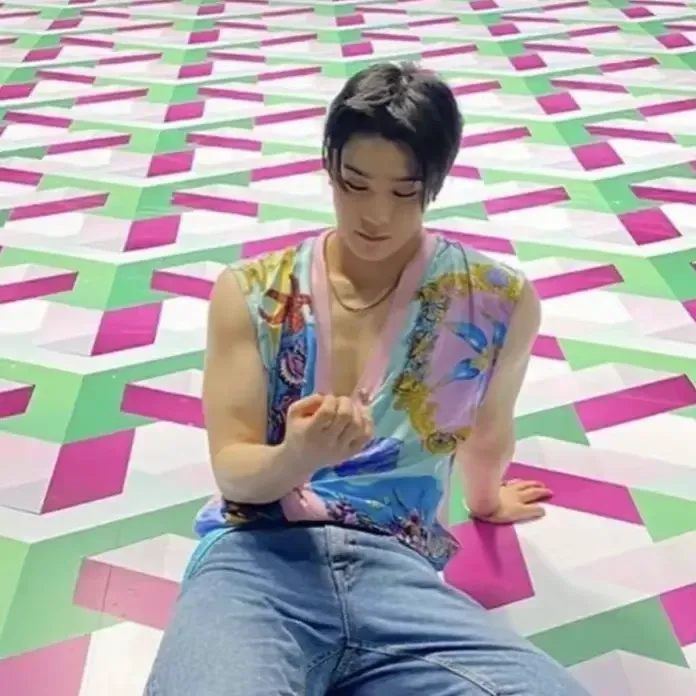 Recent activity shot of Moonbin (ASTRO)