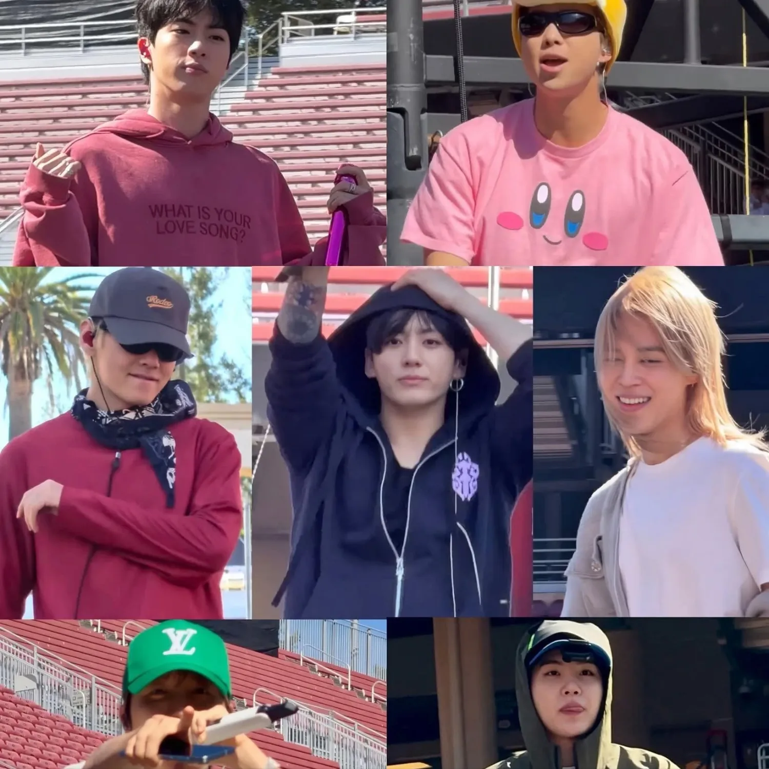 A moment captured by BTS's fan