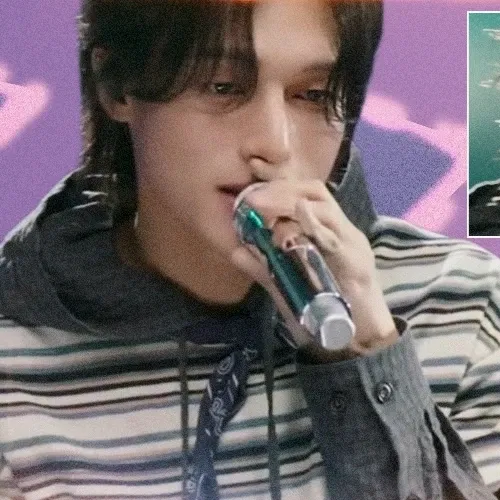 Recent activity shot of Wooyoung (ATEEZ)