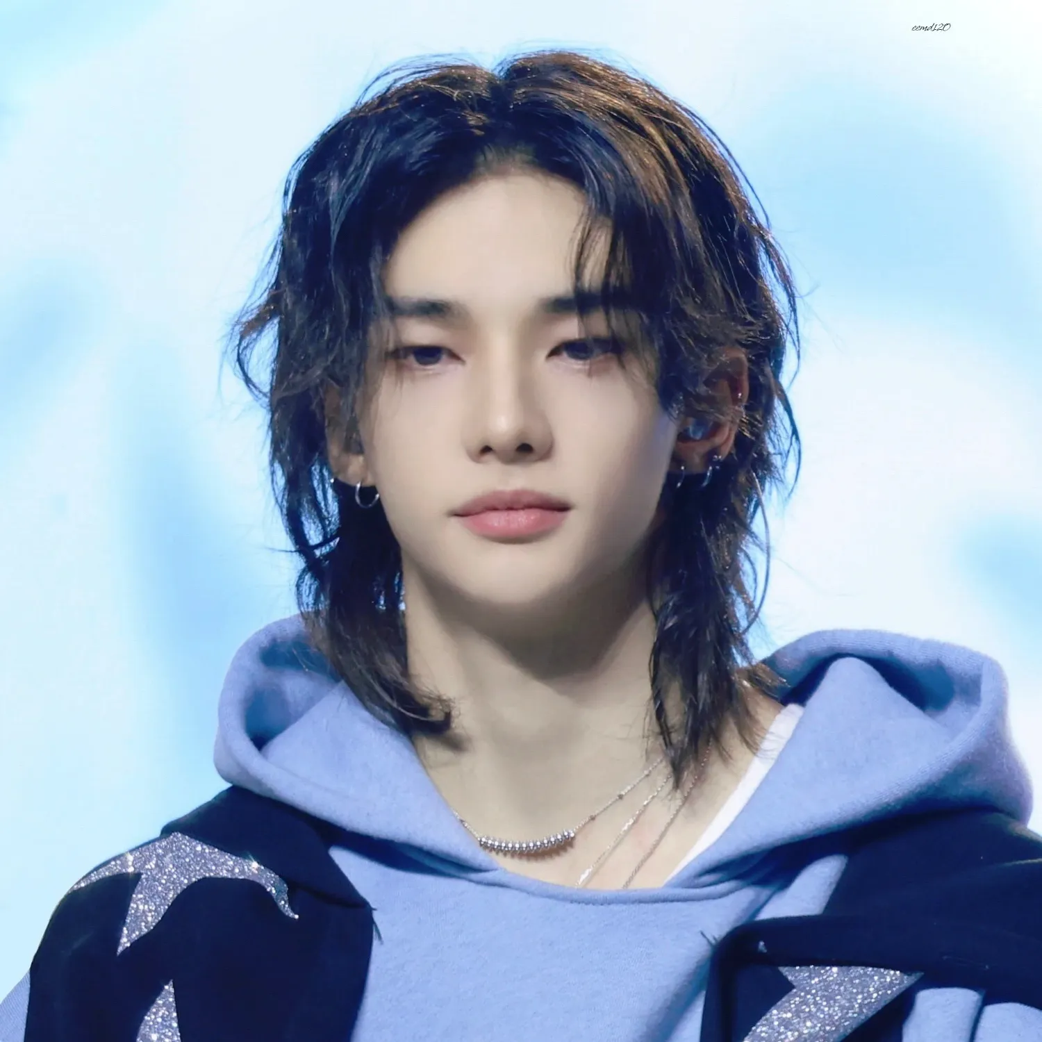 Recent activity shot of Hyunjin (Stray Kids)