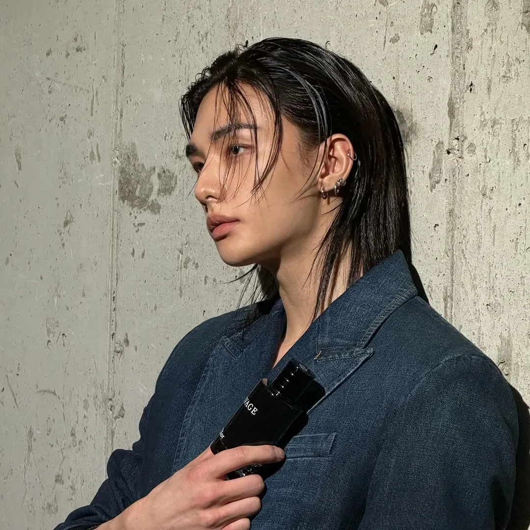 A moment captured by Hyunjin (Stray Kids)'s fan