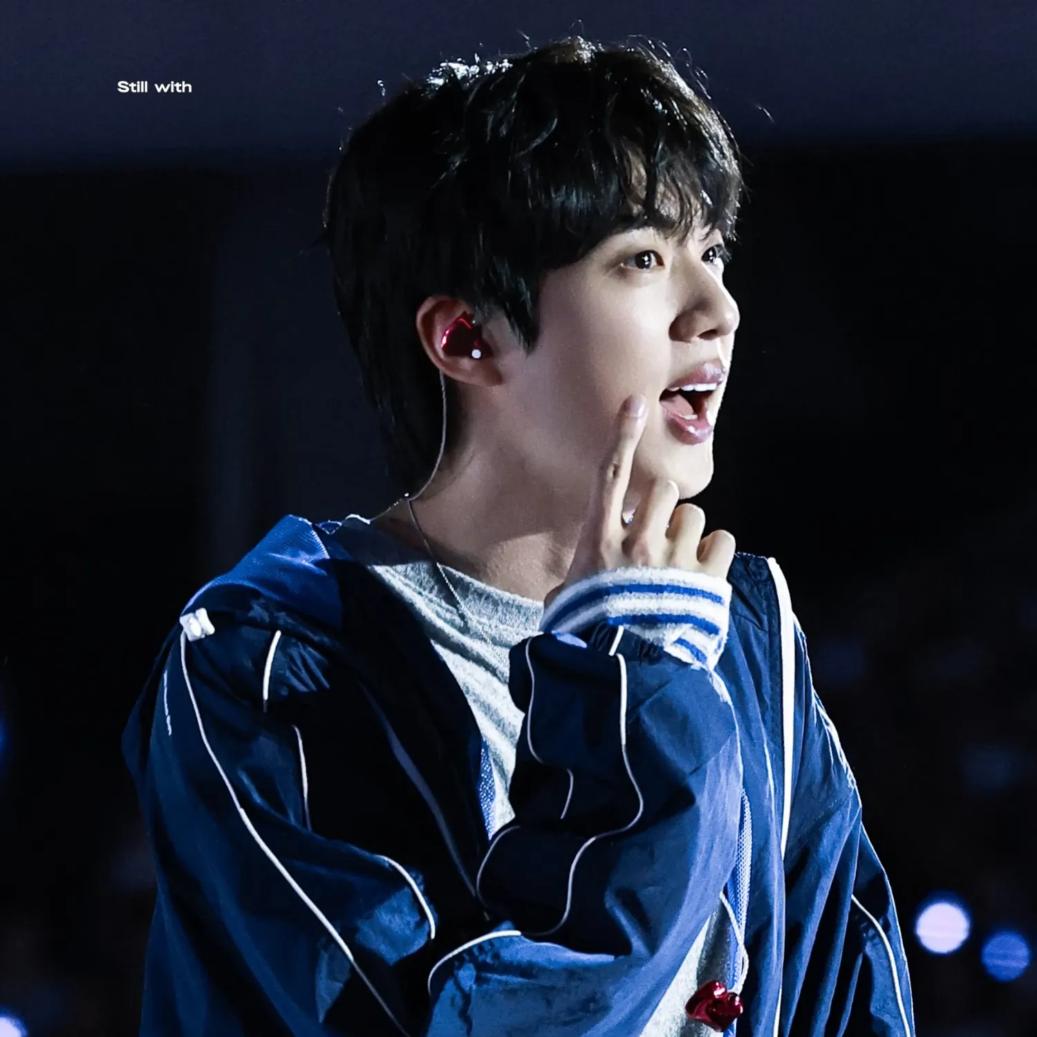 A moment captured by Jin (BTS)'s fan