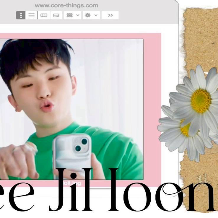 A moment captured by Woozi (SEVENTEEN)'s fan