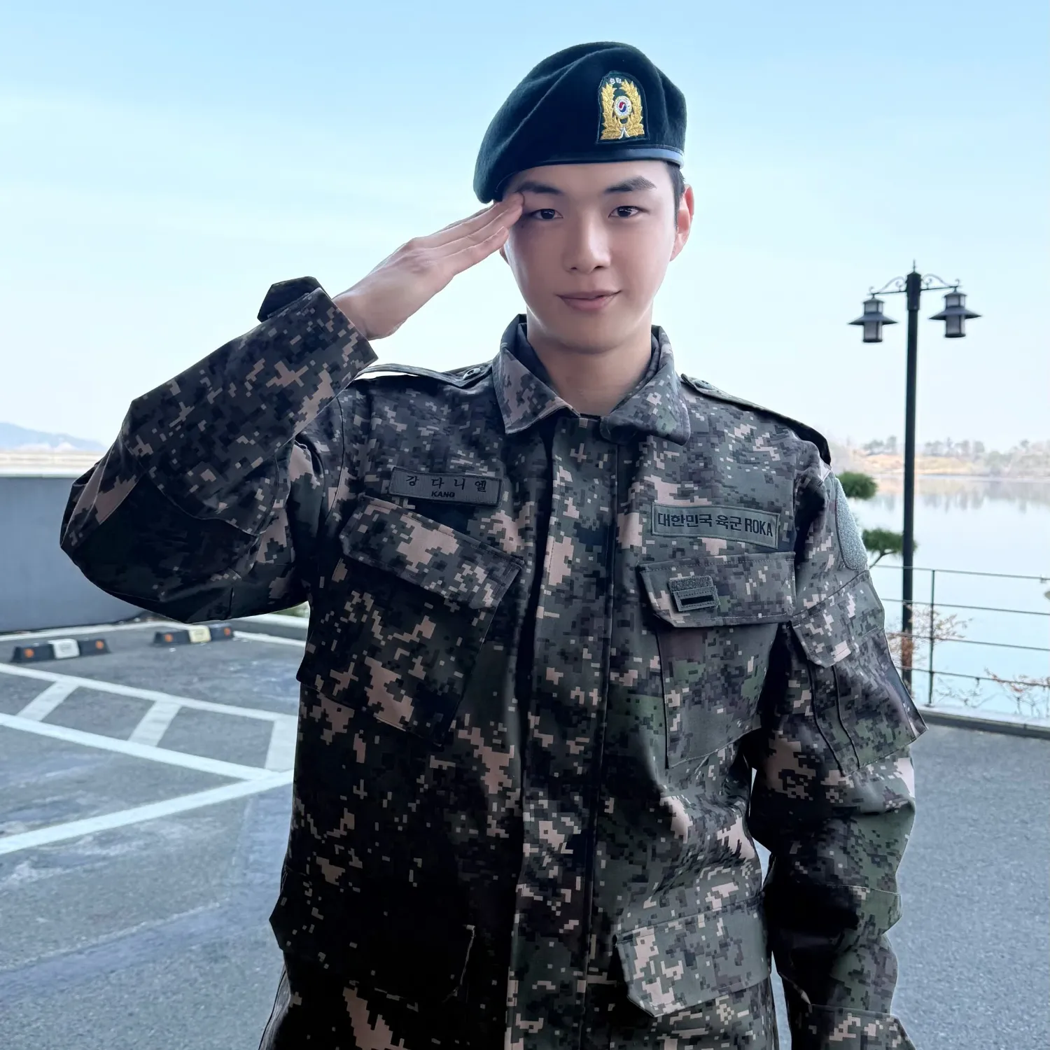 A moment captured by Kang Daniel's fan