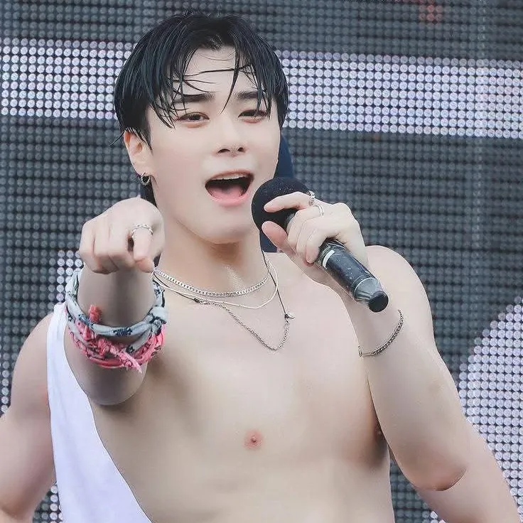 Recent activity shot of Moonbin (ASTRO)