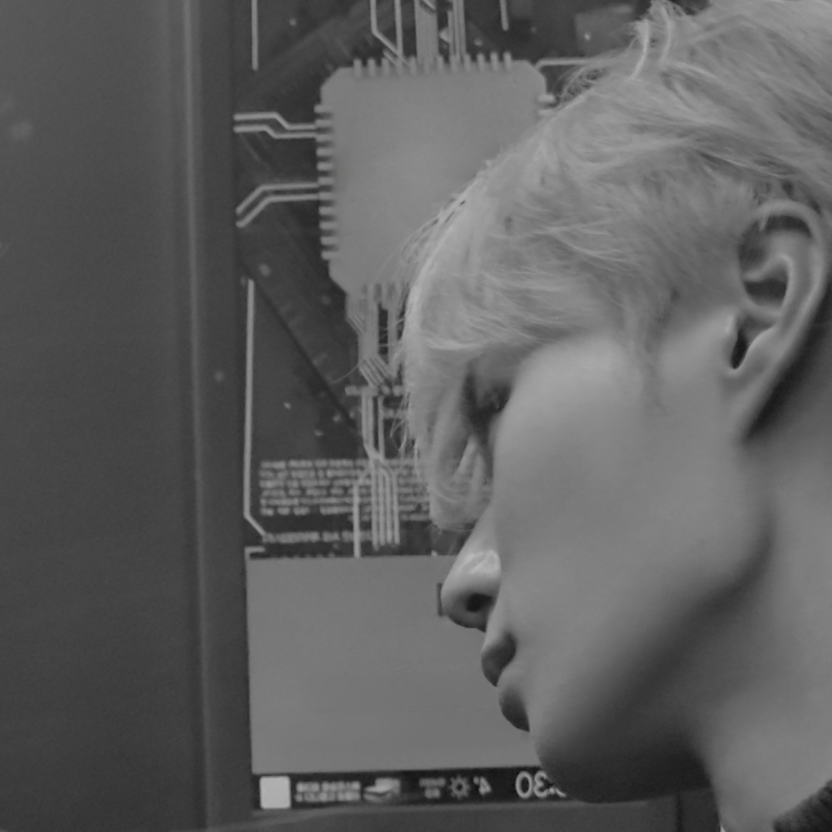 Recent activity shot of Kim Junseo (ALPHA DRIVE ONE)