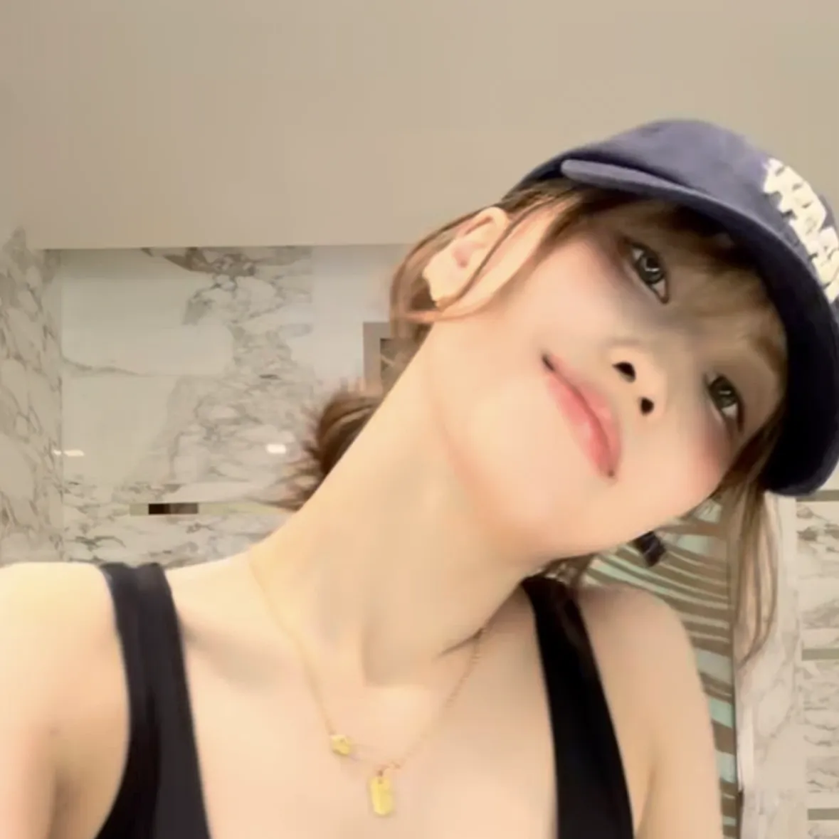 Recent activity shot of Momo (TWICE)