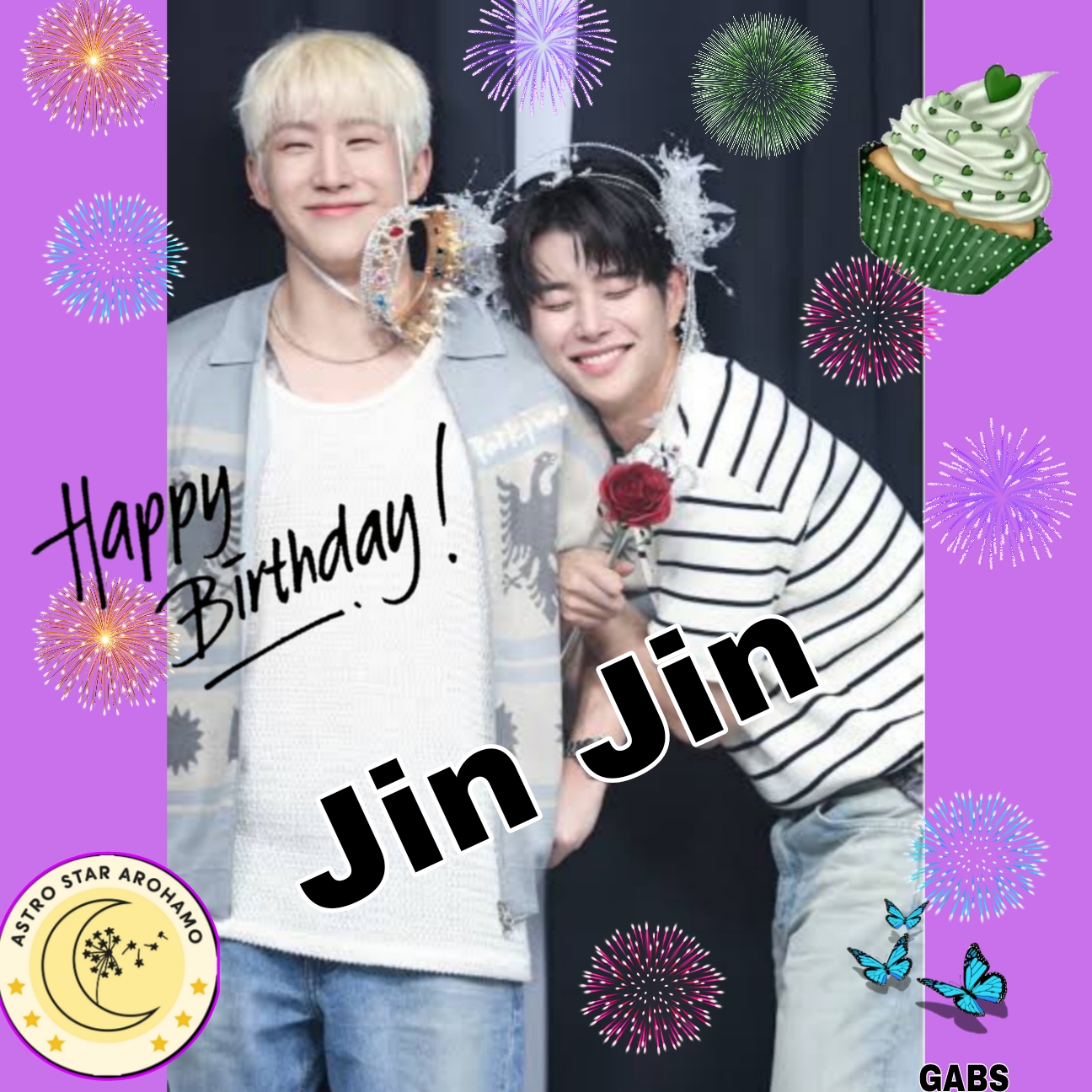 A moment captured by Jinjin (ASTRO)'s fan