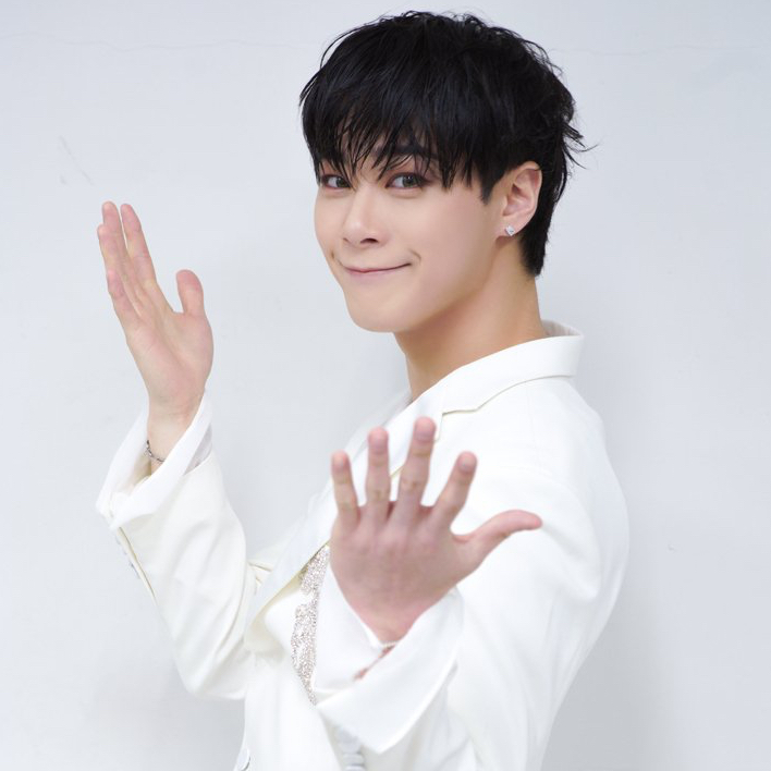 Recent activity shot of Moonbin (ASTRO)