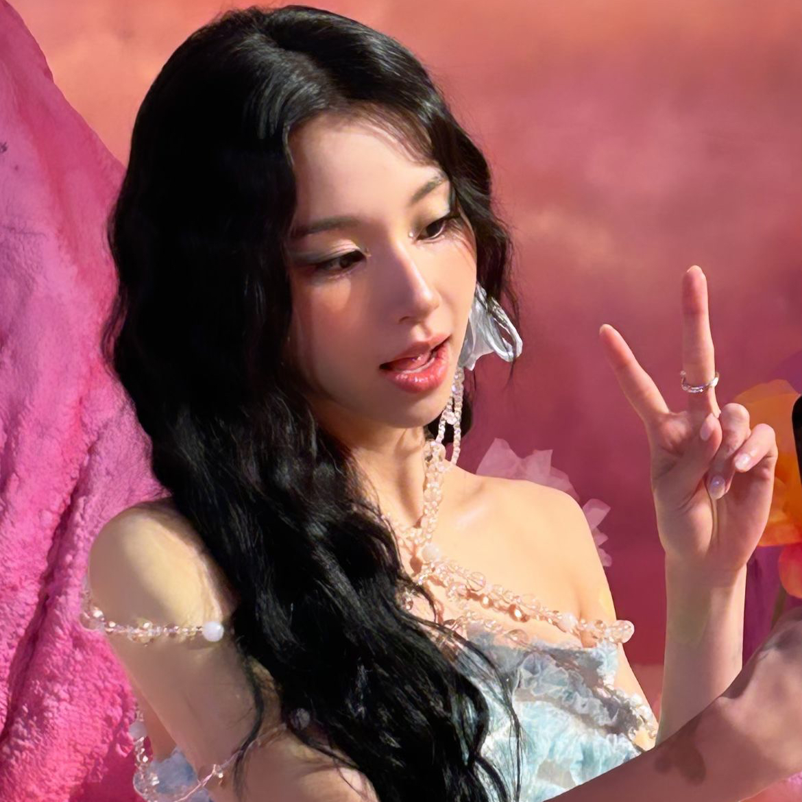 A moment captured by TWICE's fan
