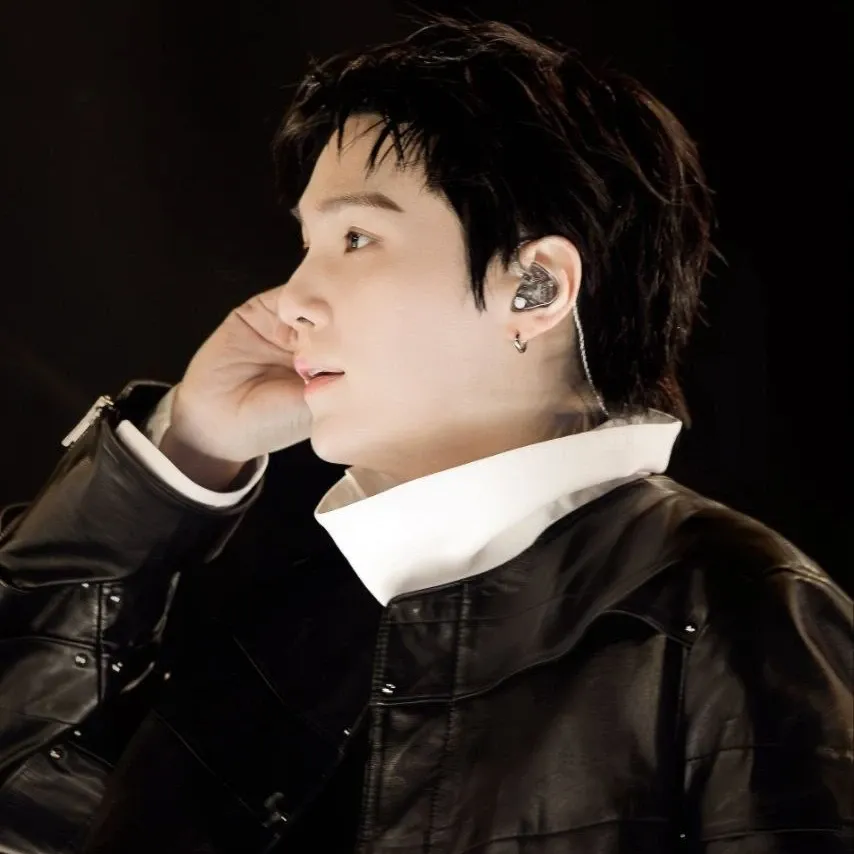 Recent activity shot of SUGA (BTS)