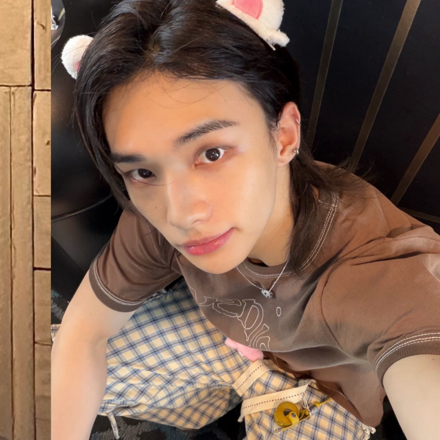 Recent activity shot of Hyunjin (Stray Kids)