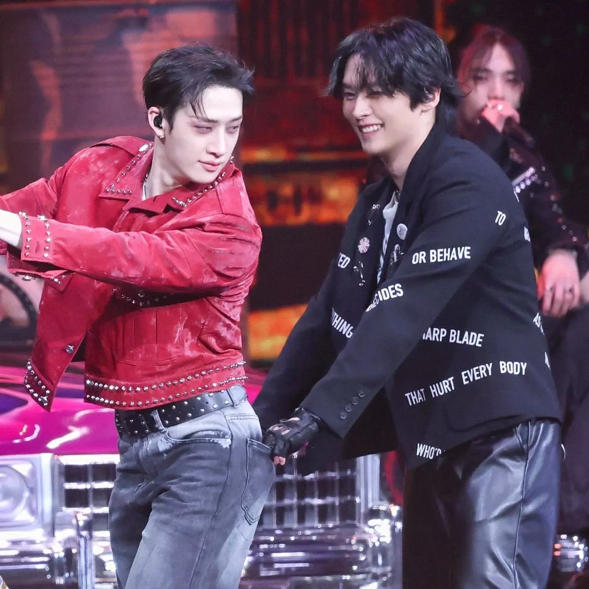 A moment captured by Bang Chan (Stray Kids)'s fan