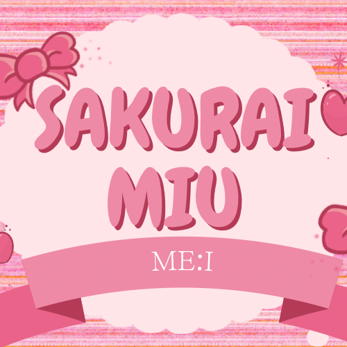 Behind-the-scenes cut of Sakurai Miu (ME:I)