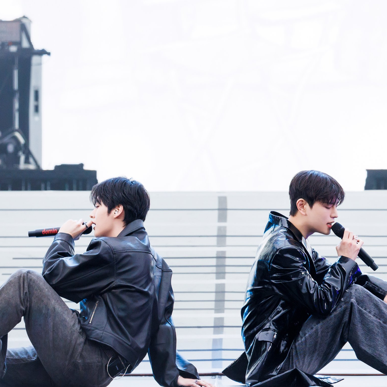 A moment captured by Lee Know (Stray Kids)'s fan