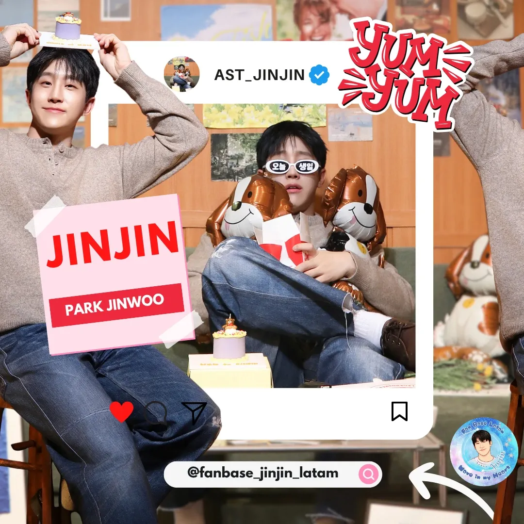 A moment captured by Jinjin (ASTRO)'s fan