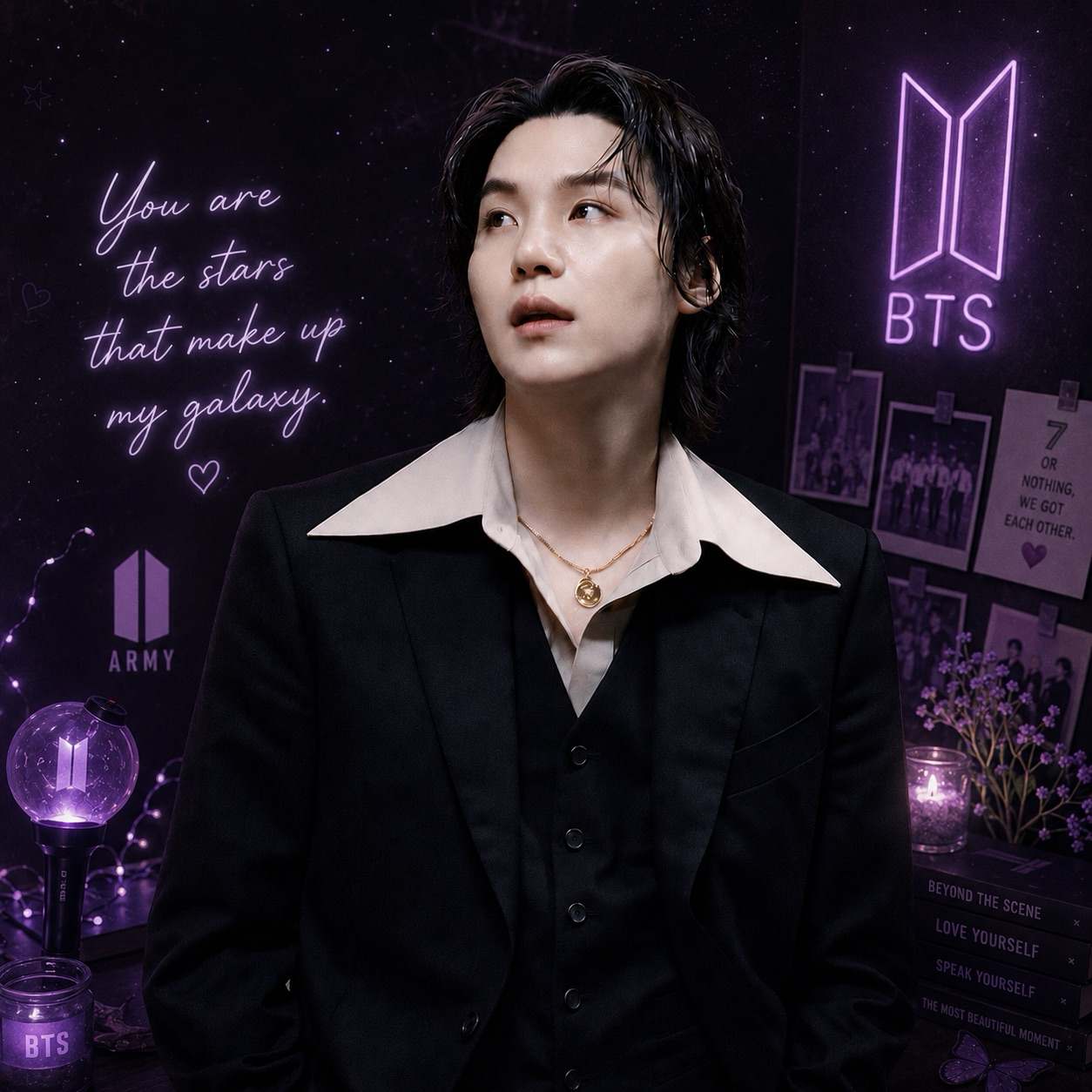 Foto aktivitas terbaru SUGA (BTS)