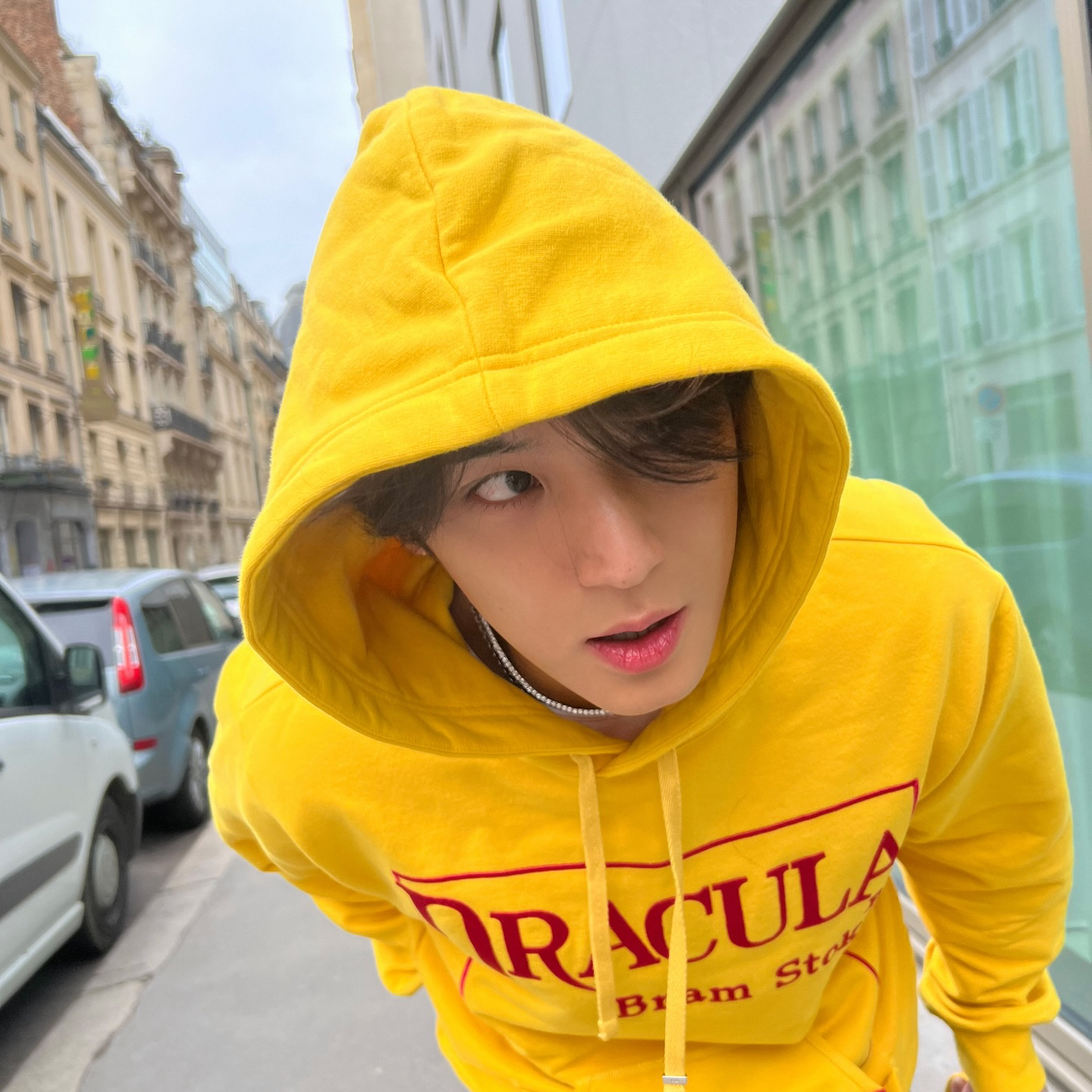 Recent activity shot of Mingyu (SEVENTEEN)