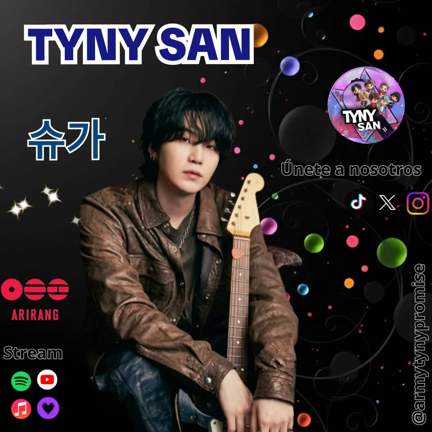 Recent activity shot of SUGA (BTS)