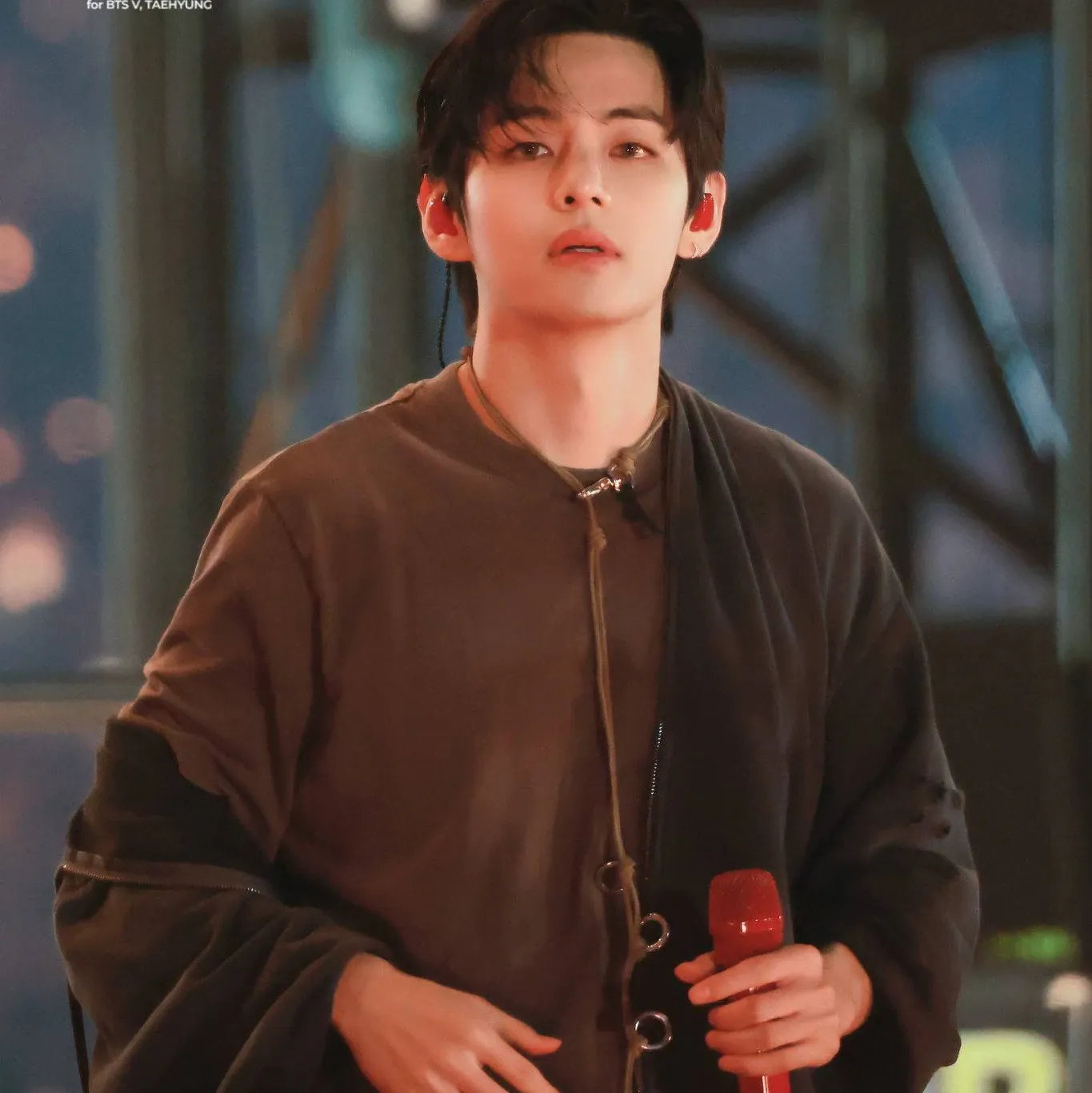 Momen yang diabadikan oleh penggemar V (BTS)