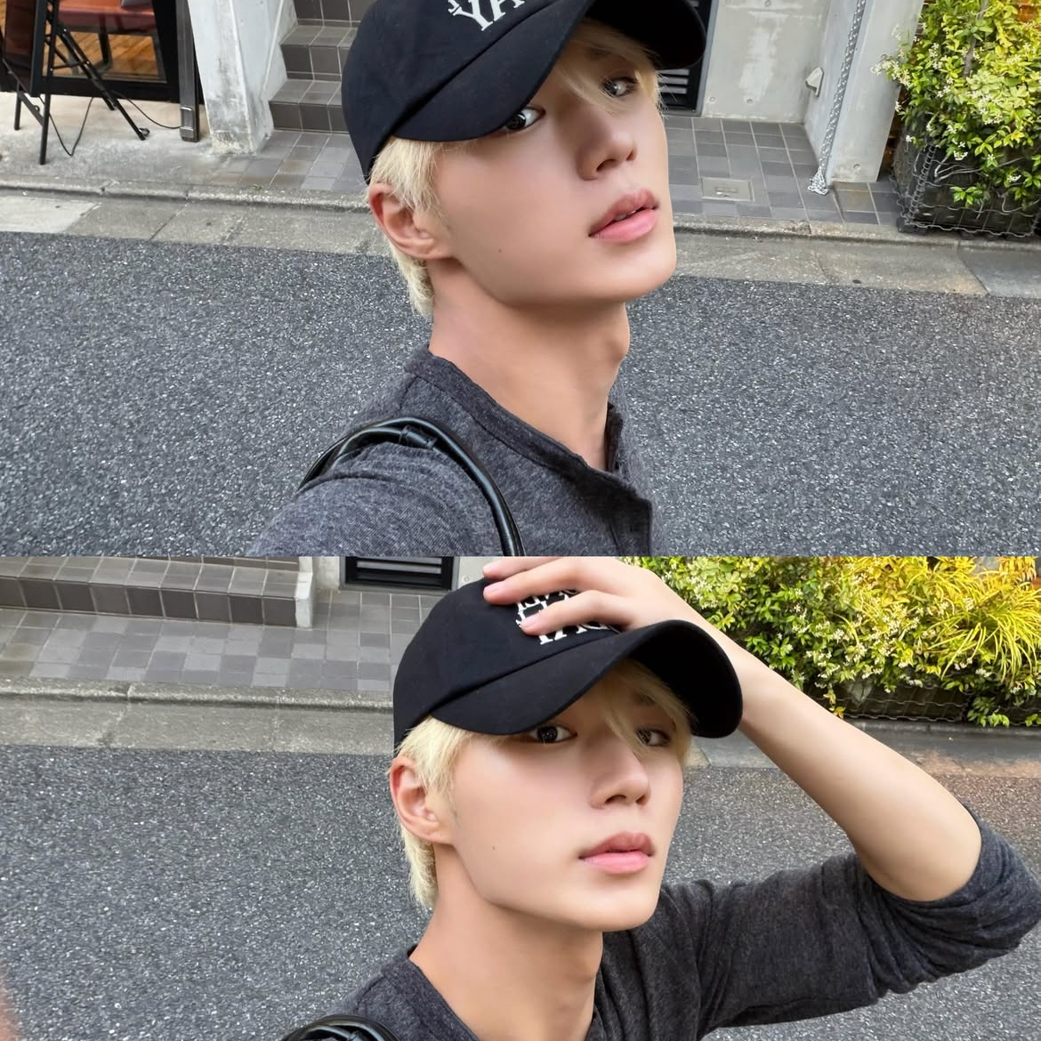 Behind-the-scenes cut of Kim Junseo (ALPHA DRIVE ONE)