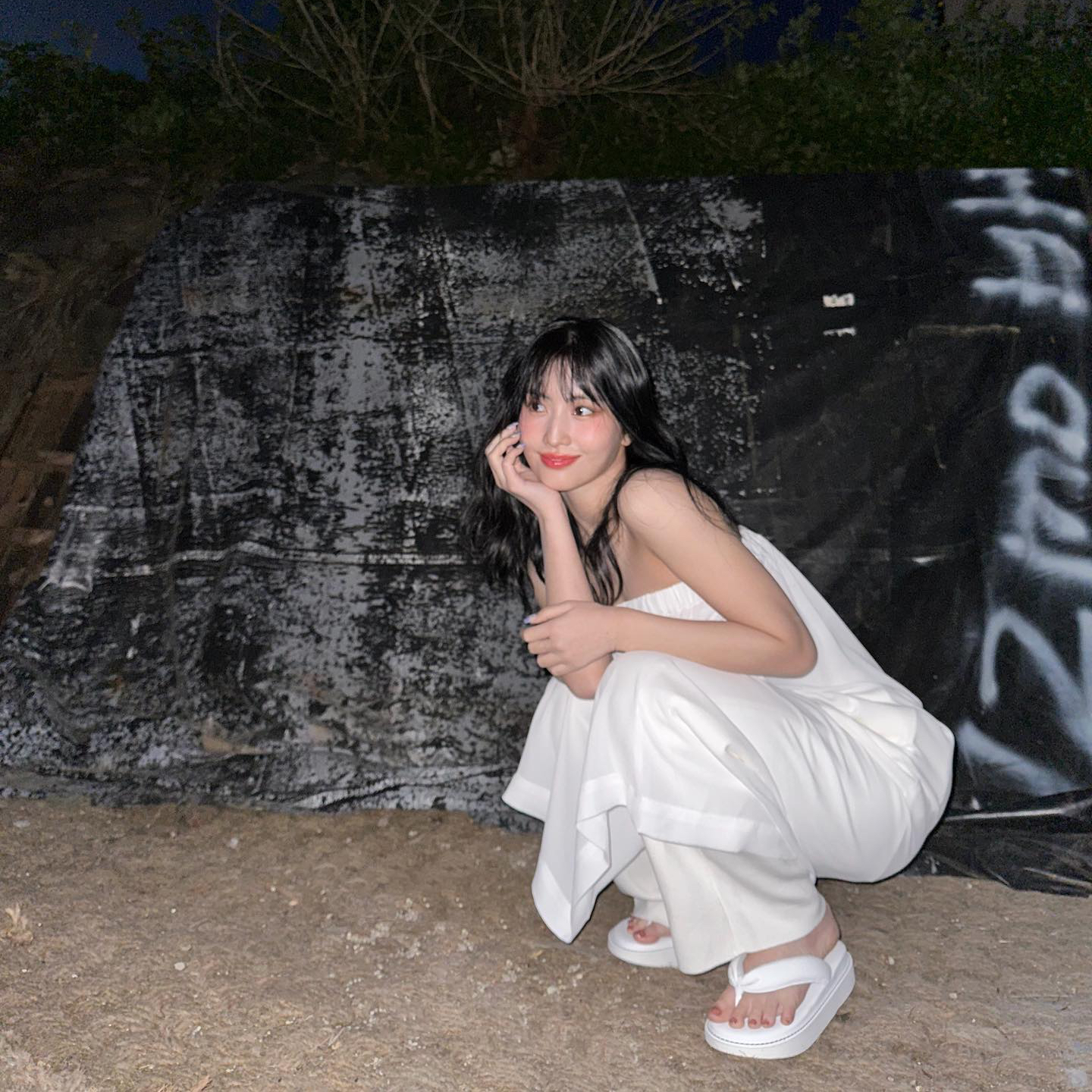 Potret di balik layar Momo (TWICE)