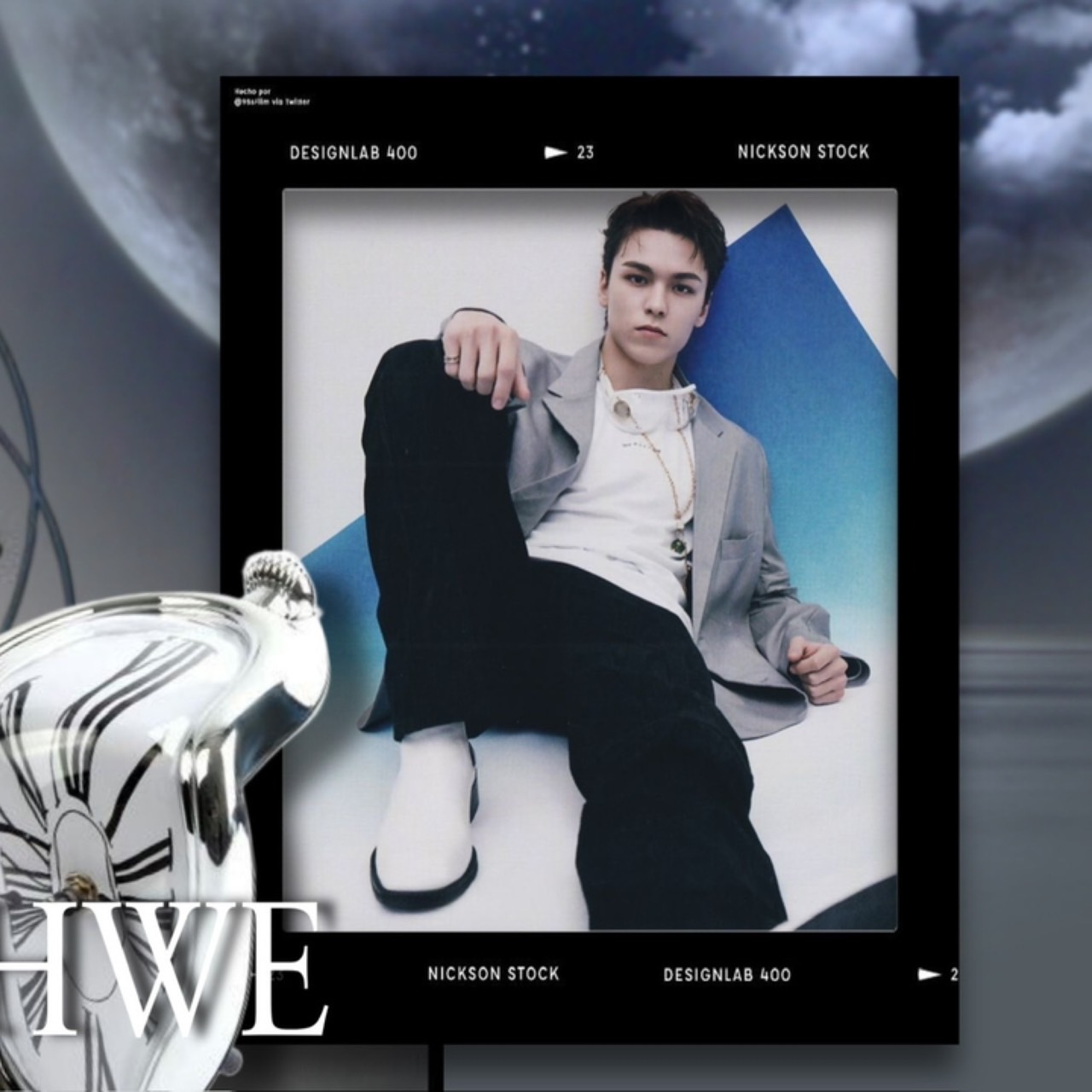 Recent activity shot of Vernon (SEVENTEEN)