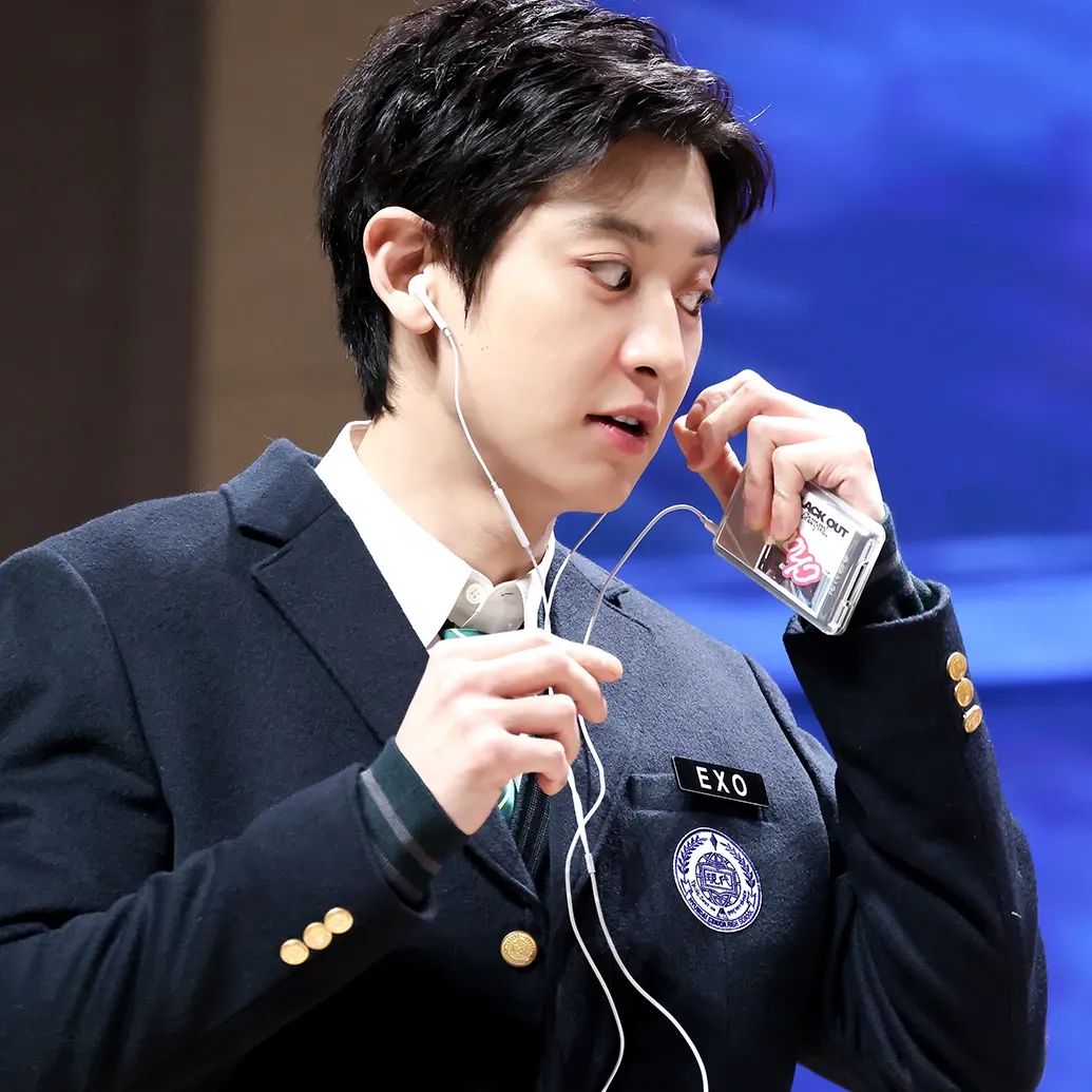Behind-the-scenes cut of Chanyeol (EXO)