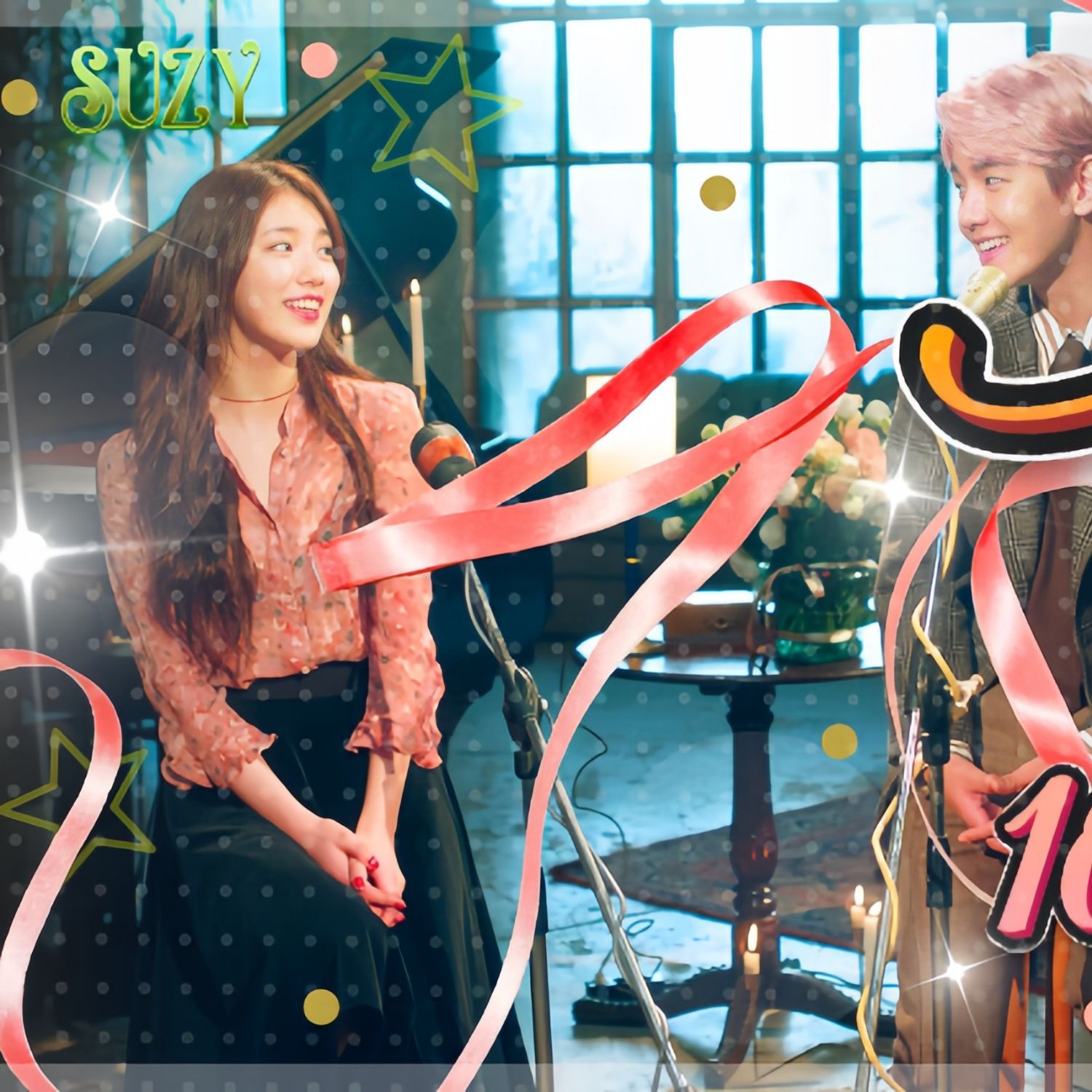 A moment captured by Suzy's fan