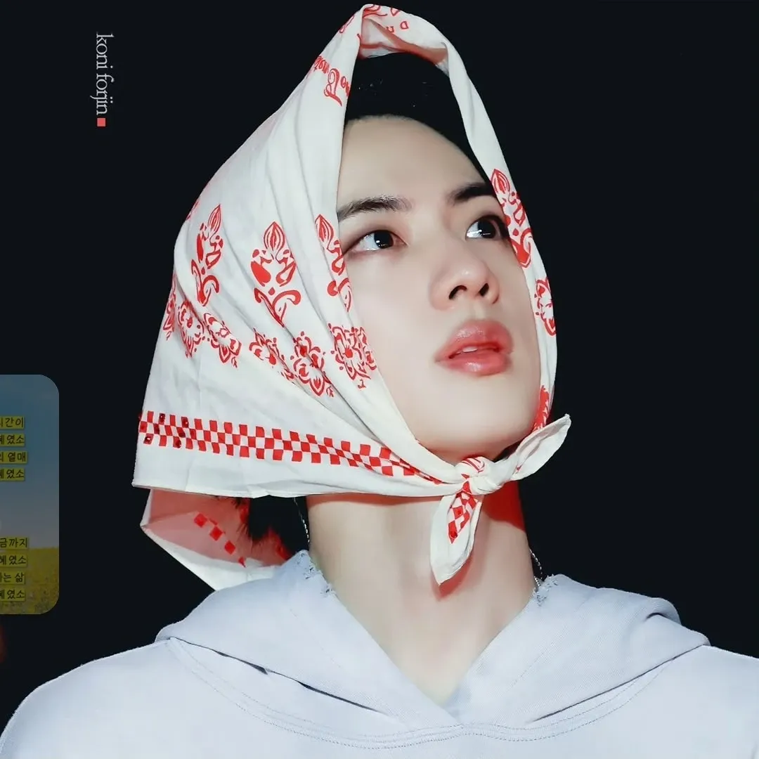 A moment captured by Jin (BTS)'s fan