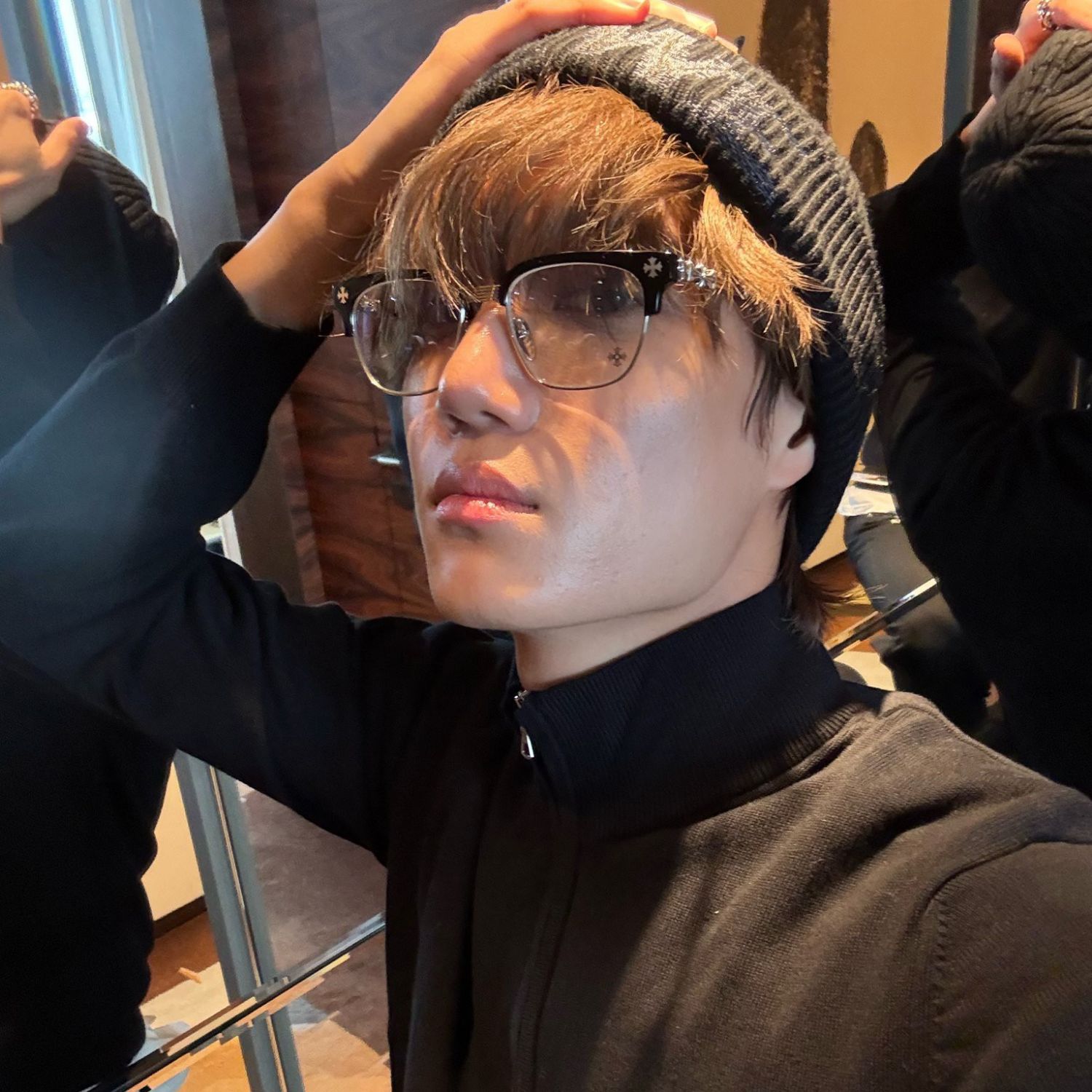 Momen yang diabadikan oleh penggemar Kai (EXO)