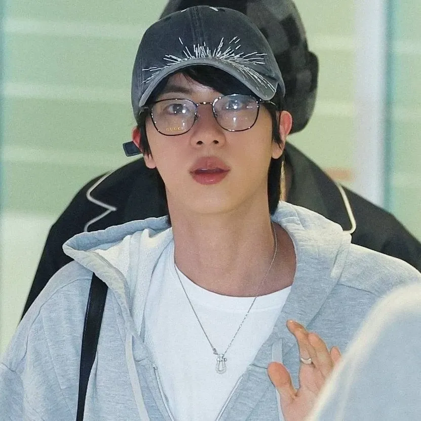 A moment captured by Jin (BTS)'s fan