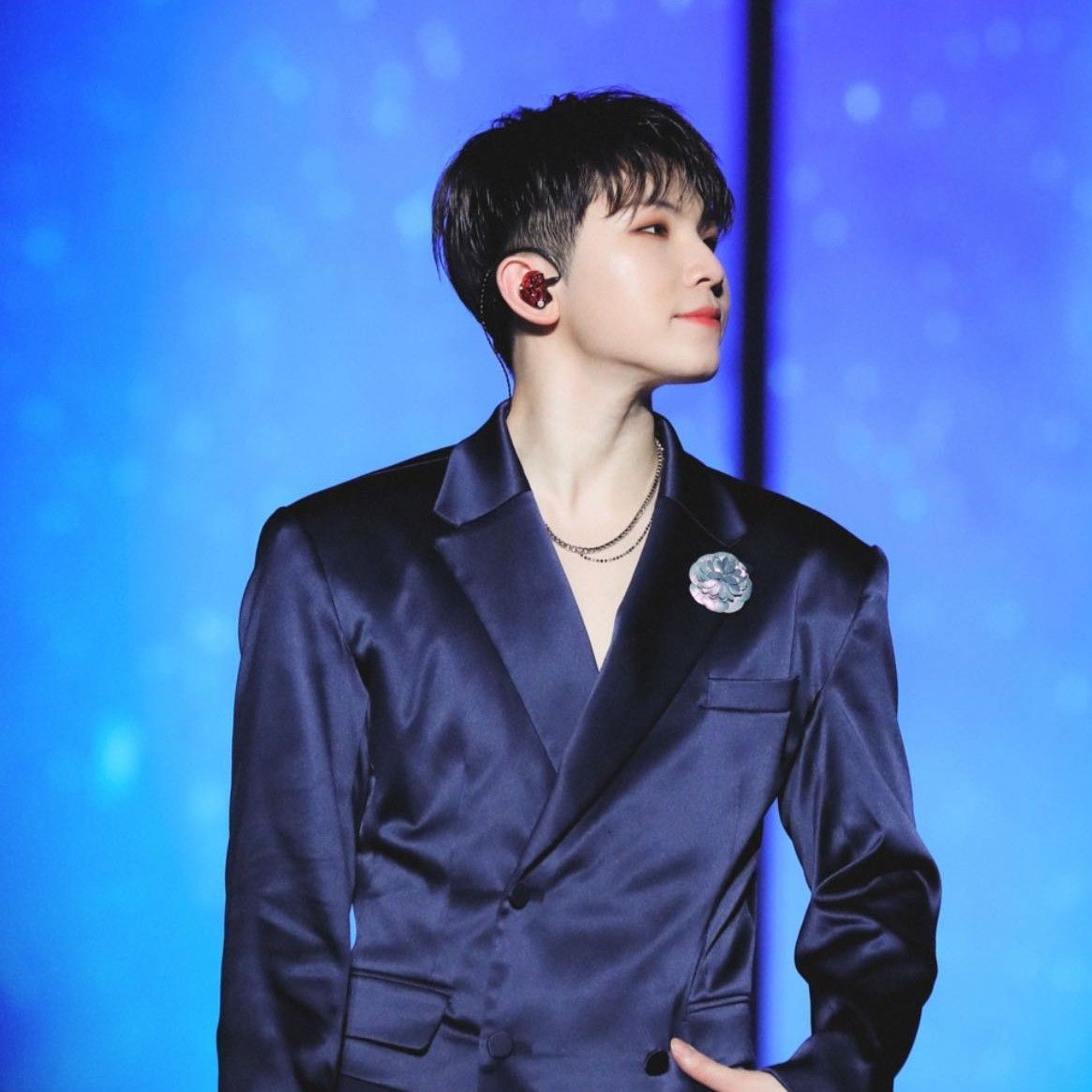 Recent activity shot of Woozi (SEVENTEEN)