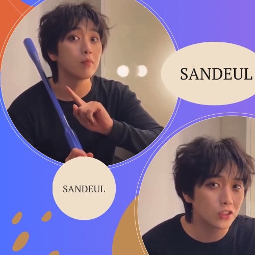 Potret di balik layar Sandeul (B1A4)