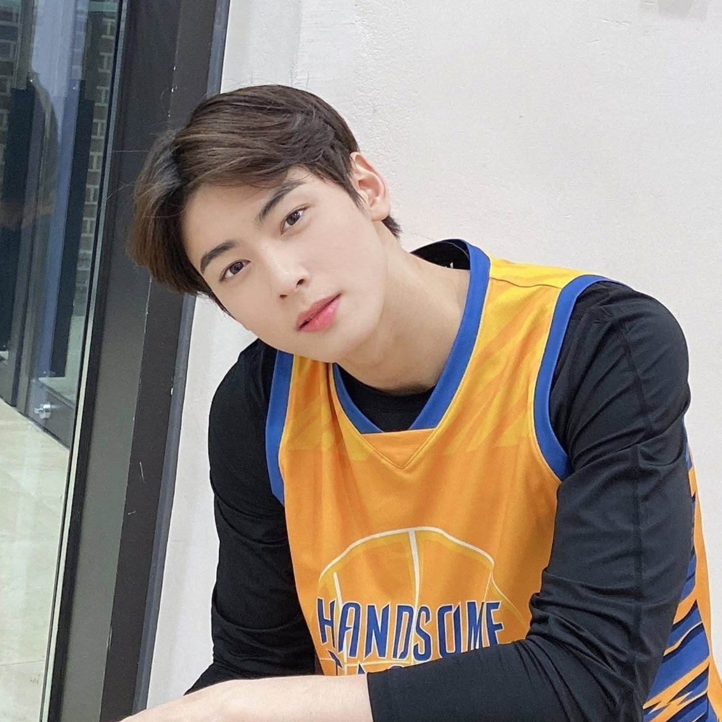 Recent activity shot of Eunwoo (ASTRO)