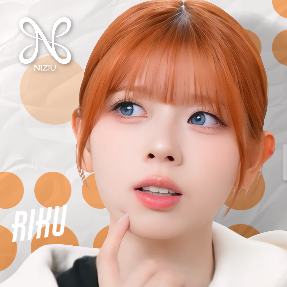 Behind-the-scenes cut of Riku (NiziU)