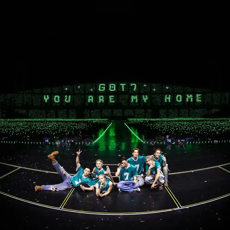 GOT7粉絲拍下的瞬間