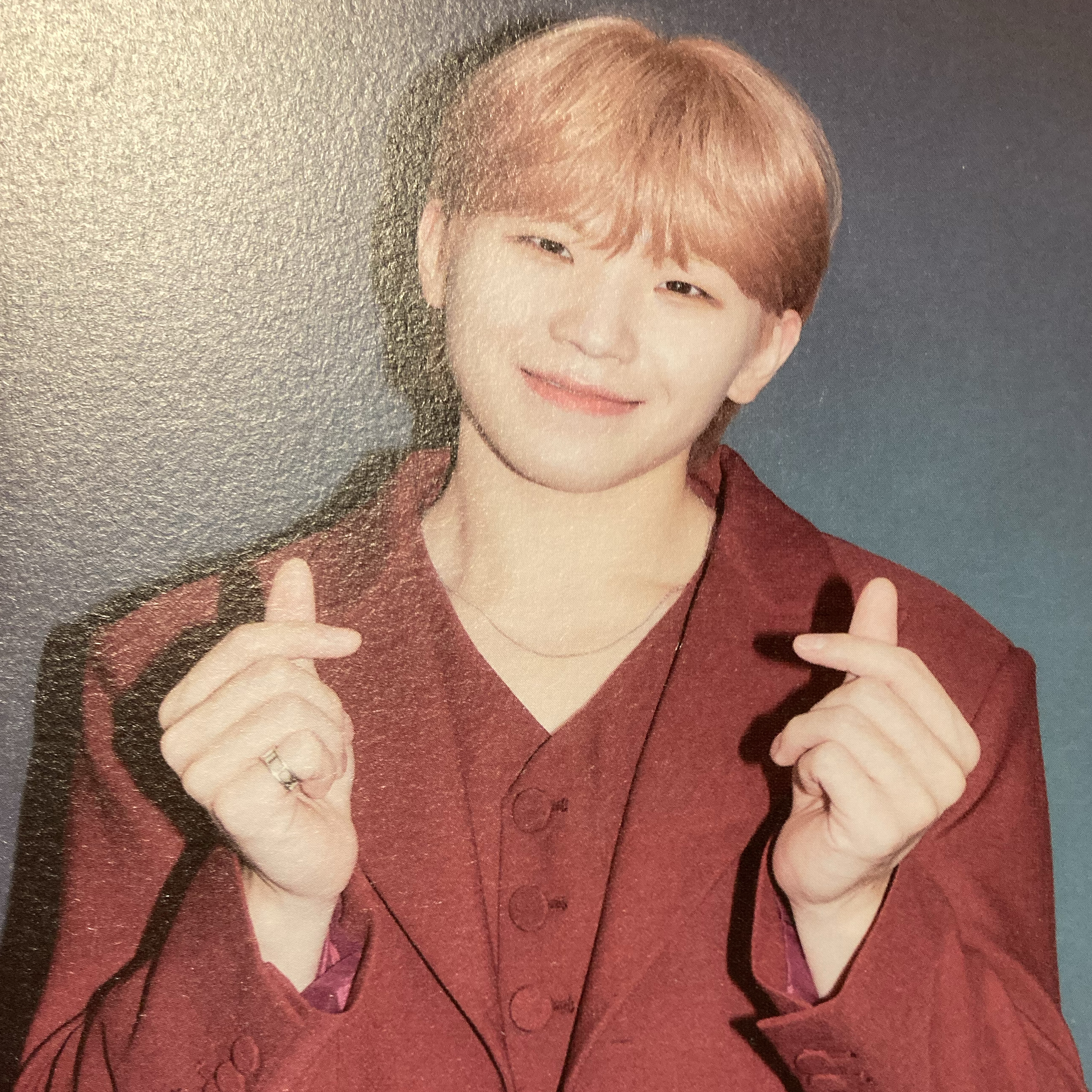 A moment captured by Woozi (SEVENTEEN)'s fan